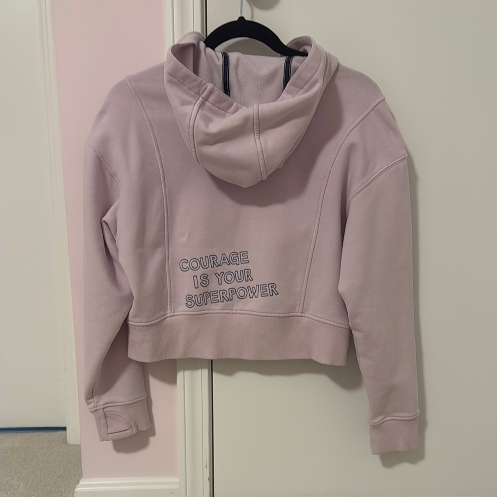 Athleta girl Pink Hoodie Simone Biles - courage is your superpower